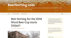 Desktop Screenshot of beersorting.com